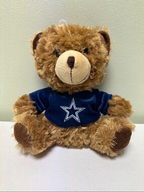 Forever Collectibles Brown Teddy Bear with Dallas Cowboys Star Shirt